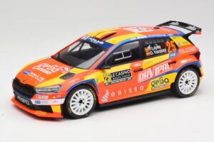 Skoda Fabia Rally2 #25 P. Lopez Rally Monte Carlo 2024 IXO 1:18 18RMC199 メタル