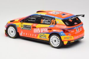 Skoda Fabia Rally2 #25 P. Lopez Rally Monte Carlo 2024 IXO 1:18 18RMC199 メタル - 画像 5/6
