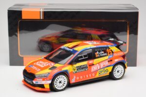 Skoda Fabia Rally2 #25 P. Lopez Rally Monte Carlo 2024 IXO 1:18 18RMC199 メタル - 画像 6/6