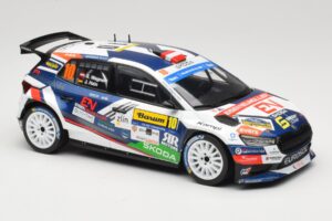 Skoda Fabia Rally2 #10 S. Wagner / G. Winter Barum Czech Rally Zlín 2024 IXO 1:18 18RMC221 メタル - 画像 4/6