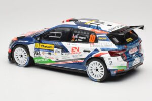 Skoda Fabia Rally2 #10 S. Wagner / G. Winter Barum Czech Rally Zlín 2024 IXO 1:18 18RMC221 メタル - 画像 5/6