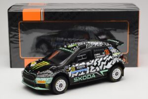 Skoda Fabia Rally2 #20 O. Solberg / E. Edmund Safari Rally Kenya 2024 IXO 1:18 18RMC222 メタル - 画像 6/6