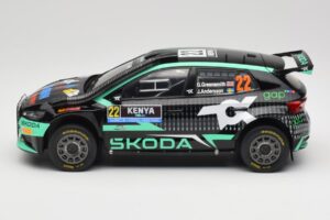 Skoda Fabia Rally2 #22 Toksport G. Greensmith / J. Andersson Safari Rally Kenya 2024 IXO 1:18 18RMC209 メタル - 画像 3/6