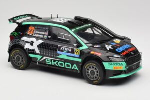Skoda Fabia Rally2 #22 Toksport G. Greensmith / J. Andersson Safari Rally Kenya 2024 IXO 1:18 18RMC209 メタル - 画像 4/6