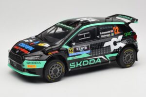 Skoda Fabia Rally2 #22 Toksport G. Greensmith / J. Andersson Safari Rally Kenya 2024 IXO 1:18 18RMC209 メタル