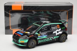 Skoda Fabia Rally2 #22 Toksport G. Greensmith / J. Andersson Safari Rally Kenya 2024 IXO 1:18 18RMC209 メタル - 画像 6/6
