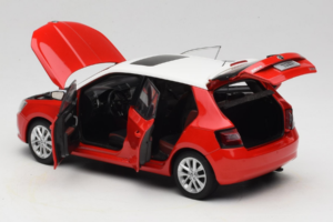 Skoda Fabia Mk3 レッド OEM 1:18 ZSF00004ROT メタル - 画像 5/8