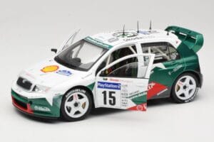 Skoda Fabia WRC #15 T. Gardemeister / P. Lukander WRC 1999 Solido 1:18 90457 メタル - 画像 2/8