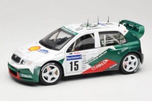 Skoda Fabia WRC #15 T. Gardemeister / P. Lukander WRC 1999 Solido 1:18 90457 メタル
