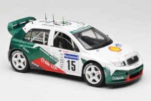 Skoda Fabia WRC #15 T. Gardemeister / P. Lukander WRC 1999 Solido 1:18 90457 メタル - 画像 6/8