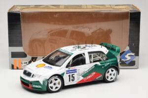 Skoda Fabia WRC #15 T. Gardemeister / P. Lukander WRC 1999 Solido 1:18 90457 メタル - 画像 8/8