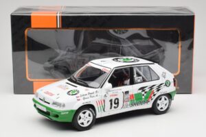 Skoda Felicia Kit Car #19 P. Sibera / P. Gross Tour de Corse 1995 IXO 1:18 18RMC149B メタル - 画像 6/6