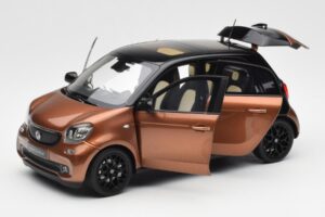 Smart Forfour W453 ブラック ヘーゼル ブラウン Norev 1:18 B66960299 メタル - 画像 2/8