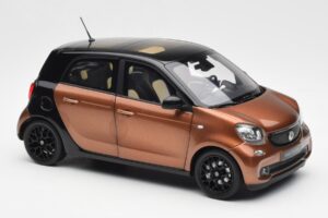 Smart Forfour W453 ブラック ヘーゼル ブラウン Norev 1:18 B66960299 メタル - 画像 6/8