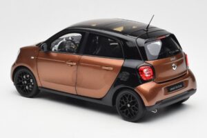 Smart Forfour W453 ブラック ヘーゼル ブラウン Norev 1:18 B66960299 メタル - 画像 7/8