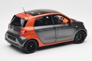 Smart Forfour W453 ラバ オレンジ グラファイト グレー Norev 1:18 B66960298 メタル - 画像 3/8