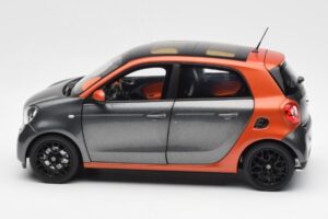 Smart Forfour W453 ラバ オレンジ グラファイト グレー Norev 1:18 B66960298 メタル - 画像 4/8