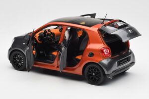 Smart Forfour W453 ラバ オレンジ グラファイト グレー Norev 1:18 B66960298 メタル - 画像 5/8