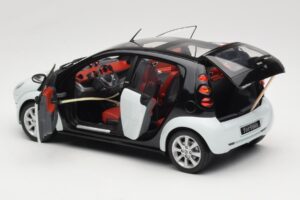Smart Forfour ホワイト Kyosho 1:18 0019141V001C01Q00 メタル - 画像 5/8