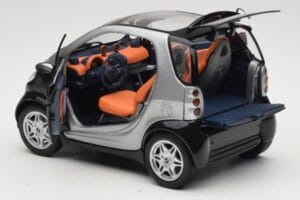 Smart Fortwo ブラック Kyosho 1:18 0004830V000C08Q00 メタル - 画像 5/8