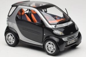 Smart Fortwo ブラック Kyosho 1:18 0004830V000C08Q00 メタル - 画像 6/8