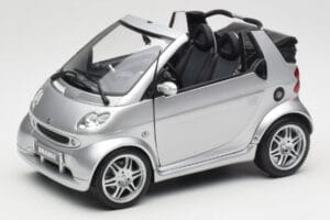 Smart Fortwo W450 Brabus Cabrio シルバー ディーラー エディション Kyosho 1:18 0017769V001C05Q00 メタル