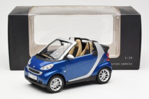 Smart Fortwo W451 カブリオレ ブルーシルバー Minichamps 1:18 Q0022565V001C80Q00 メタル - 画像 8/8