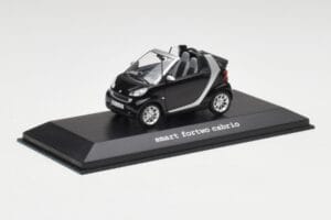 Smart Fortwo Cabrio ディープブラック Minichamps 1:43 Q0022561V001C18Q00 メタル - 画像 2/4