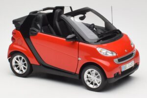 Smart Fortwo W451 カブリオ レッド ブラック Minichamps 1:18 150036333 メタル - 画像 6/8