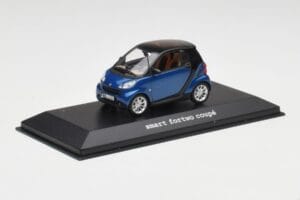 Smart Fortwo Coupe Aqua ブルー Metallic & ブラック Minichamps 1:43 Q0022558V001C77Q00 メタル - 画像 2/4