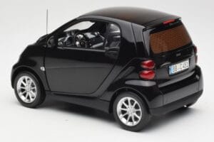 Smart Fortwo クーペ W451 ディープブラック Minichamps 1:18 Q0022563V001C02Q00 メタル - 画像 7/8
