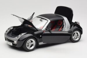 Smart Roadster ブラック Bburago 1:18 34099-M1 メタル - 画像 2/8
