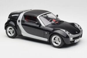 Smart Roadster ダークブルー Bburago 1:18 34917 メタル - 画像 6/8