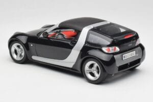 Smart Roadster ダークブルー Bburago 1:18 34917 メタル - 画像 7/8