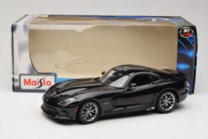 SRT Viper GTS ブラック Maisto 1:18 31128 メタル - 画像 8/8