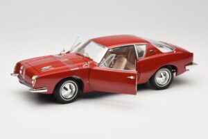 Studebaker Avanti レッド Solido 1:18 421183270 メタル - 画像 2/8