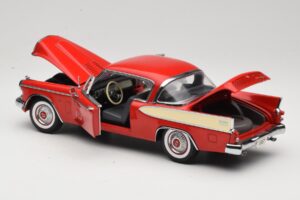Studebaker Golden Hawk Apache Red Motor City 1:18 80009 メタル - 画像 5/8