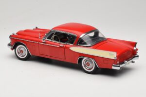 Studebaker Golden Hawk Apache Red Motor City 1:18 80009 メタル - 画像 7/8