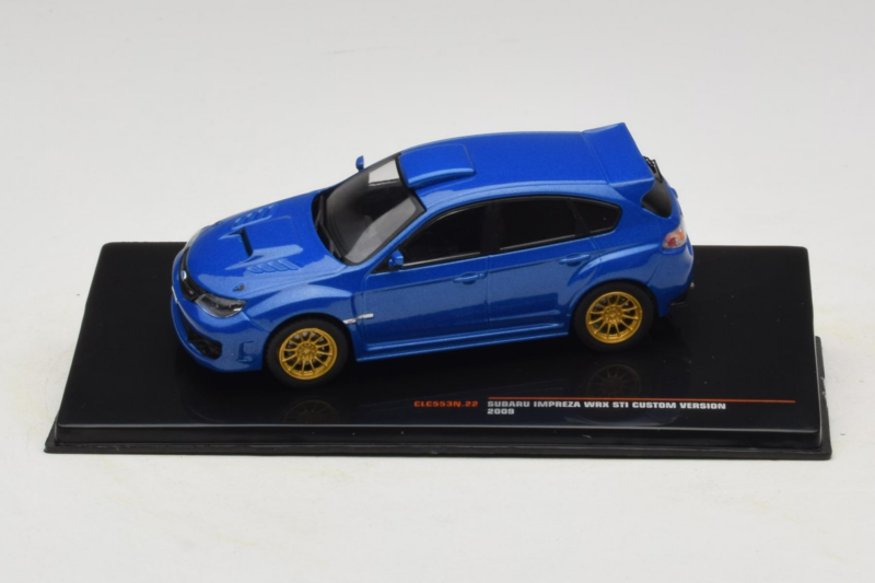 Subaru Impreza WRX STI GR Custom Version ブルー IXO 1:43 CLC553N メタル