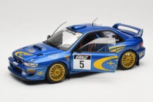 Subaru Impreza WRC #5 R. Burns / R. Reid Rally de France 1999 AUTOart 1:18 89993 メタル - 画像 2/8