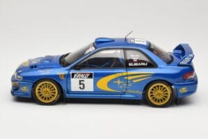 Subaru Impreza WRC #5 R. Burns / R. Reid Rally de France 1999 AUTOart 1:18 89993 メタル - 画像 4/8
