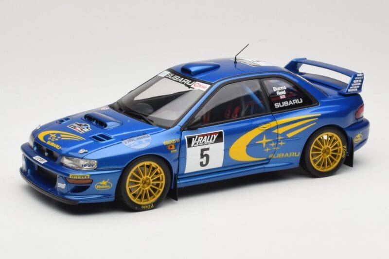 Subaru Impreza WRC #5 R. Burns / R. Reid Rally de France 1999 AUTOart 1:18 89993 メタル