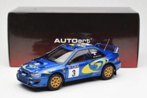 Subaru Impreza WRC #3 C. McRae / N. Grist Safari Rally Winner 1997 AUTOart 1:18 89792 メタル - 画像 8/8