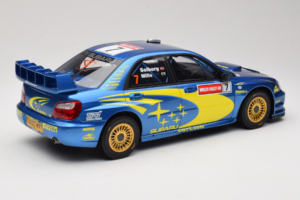 Subaru Impreza WRC S9 #7 P. Solberg / P. Mills Rally Great Britain 2003 Otto 1:12 G092 レジン - 画像 2/6