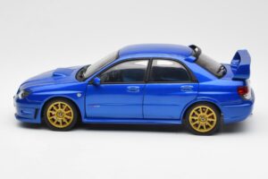Subaru Impreza WRX STI GD ブルー AUTOart 1:18 78681 メタル - 画像 4/8