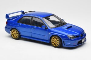 Subaru Impreza WRX STI GD ブルー AUTOart 1:18 78681 メタル - 画像 6/8