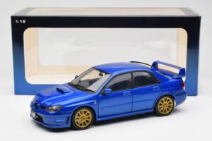 Subaru Impreza WRX STI GD ブルー AUTOart 1:18 78681 メタル - 画像 8/8
