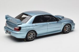 Subaru Impreza WRX STi WR1 GD P. Solberg Edition Ice Blue Metallic Otto 1:18 OT1114 レジン - 画像 2/6