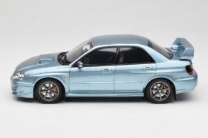 Subaru Impreza WRX STi WR1 GD P. Solberg Edition Ice Blue Metallic Otto 1:18 OT1114 レジン - 画像 3/6