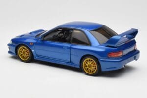 Subaru Impreza WRX Type R ブルー AUTOart 1:18 78612 メタル - 画像 7/8